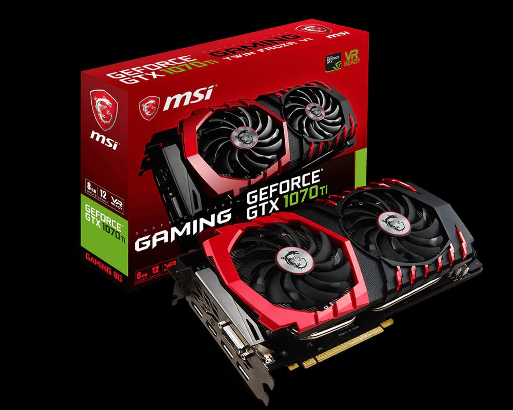 کارت گرافیک MSI GeForce GTX 1070 Ti GAMING X 8GB GDDR5 استوک