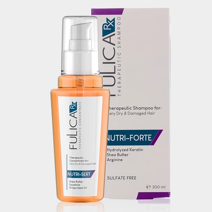 سرم ترمیم کننده قوی موی خشک و آسیب دیده فولیکا آر ایکس Fulica RX Nutri-Sert Hair Serum 100ml — تصویر ۲