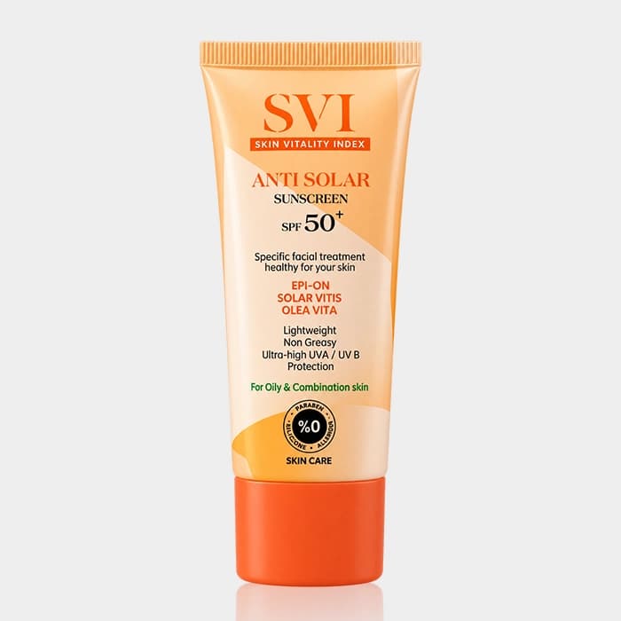 کرم ضد آفتاب پوست چرب اس وی آی SVI Anti Solar SPF50 Sunscreen For Oily & Combination Skin 40ml — تصویر ۵