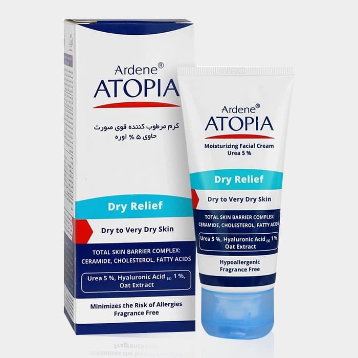کرم مرطوب کننده قوی اوره 5% درای ریلیف آردن اتوپیا Ardene Atopia Dry Relief Moisturizing Urea 5% Cream 50g — تصویر ۶