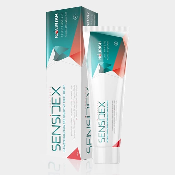 خمیر دندان معدنی دندان های حساس سنسیدکس Sensidex Nourish Toothpaste 130g — تصویر ۲