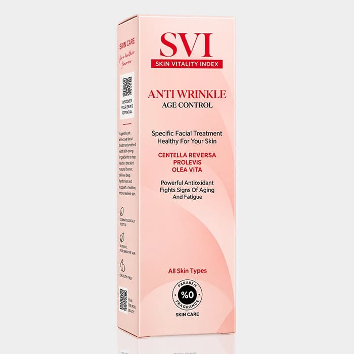 کرم ضد چروک اس وی آی SVI Anti Wrinkle Age Control Cream 40ml — تصویر ۶