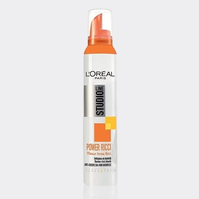 موس مو لاین استودیو لورآل مدل پاور ریچی مدل L’Oréal Line Studio Power ricci mousse