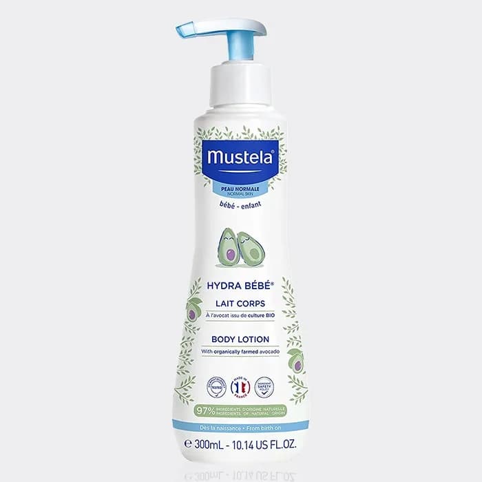 لوسیون بدن هیدرا ب ب کودک موستلا مدل Mustela Hydra Bebe Body Lotion 300ml