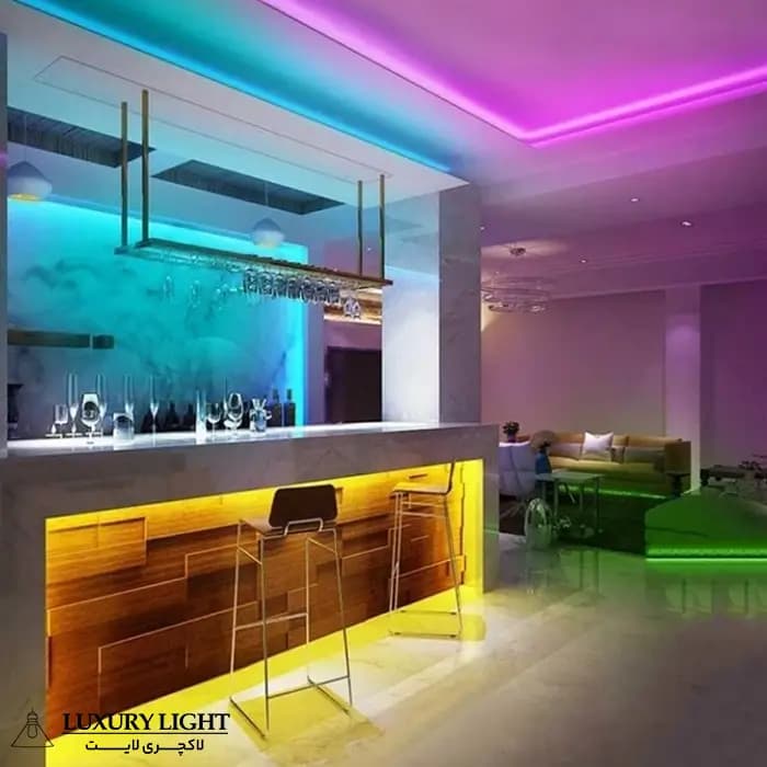 ریسه ال ای دی هفت رنگ 5 متری دریم لایت کد RGB5 — تصویر ۸