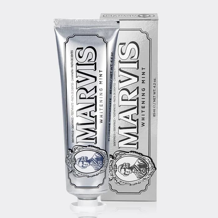 خمیر دندان سفید کننده مارویس مدل Marvis Whitening Mint Toothpaste 85ml — تصویر ۵
