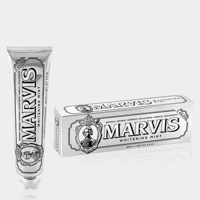 خمیر دندان سفید کننده مارویس مدل Marvis Whitening Mint Toothpaste 85ml — تصویر ۳