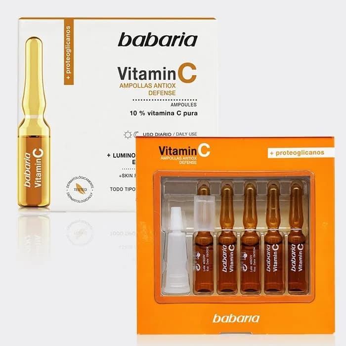 ویال ویتامین سی باباریا مدل babaria Vitamin C Ampollas Antiox Defense — تصویر ۵
