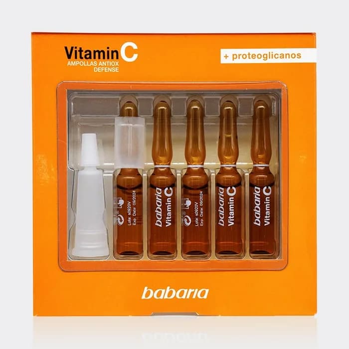 ویال ویتامین سی باباریا مدل babaria Vitamin C Ampollas Antiox Defense — تصویر ۳