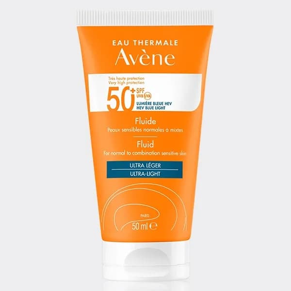 ضدآفتاب پوست نرمال و مختلط اون مدل Avene Fluid Ultra-Light SPF50
