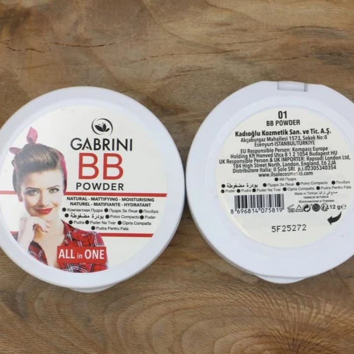 پنکک BB مات گابرینی مدل Gabrini BB Powder All in One — تصویر ۳