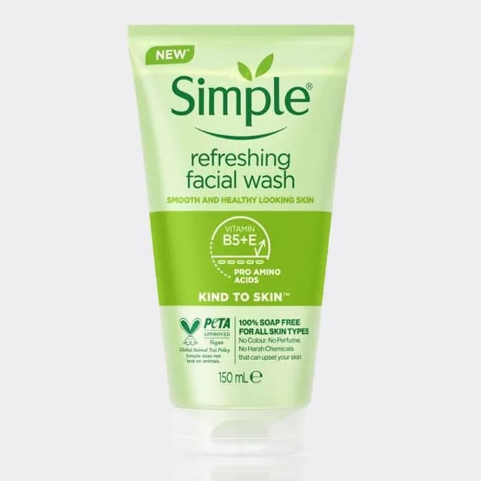 ژل شستشو رفرش سیمپل 150 میل مدل Simple refreshing facial wash