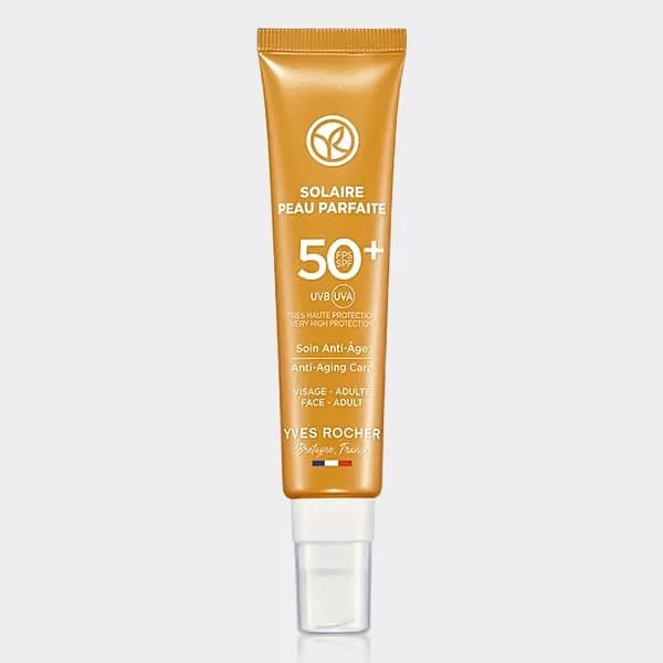 کرم ضد آفتاب ضد چروک ایوروشه مدل Yves Rocher Anti-Aging Care SPF50 — تصویر ۳