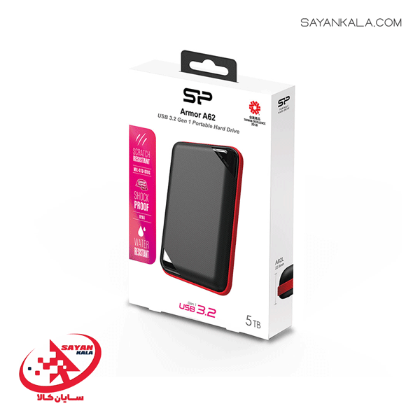 هارد اکسترنال سیلیکون پاور مدل HDD EXTERNAL SILICON POWER ARMOR A62 5TB GAMING — تصویر ۳