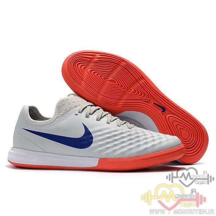 کفش فوتبال سالنی نایک – طوسی Nike Futsal Magistax Final II 2 — تصویر ۴