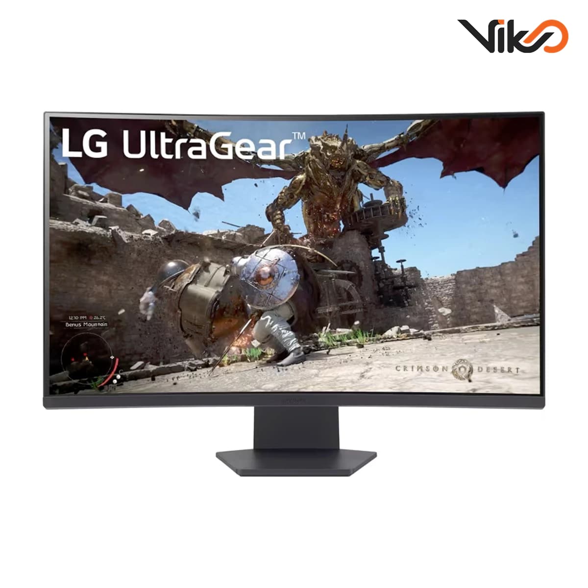 مانیتور خمیده گیمینگ 32 اینچ ال جی مدل UltraGear 32GS60QC