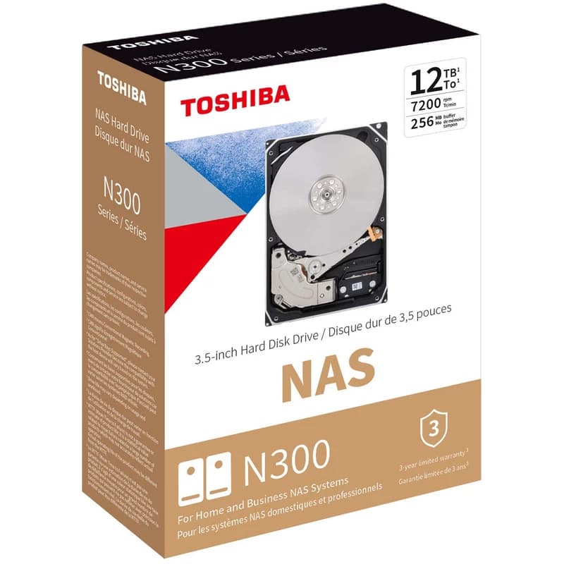 هارددیسک اینترنال توشیبا مدل N300 ظرفیت 12 ترابایت — تصویر ۴