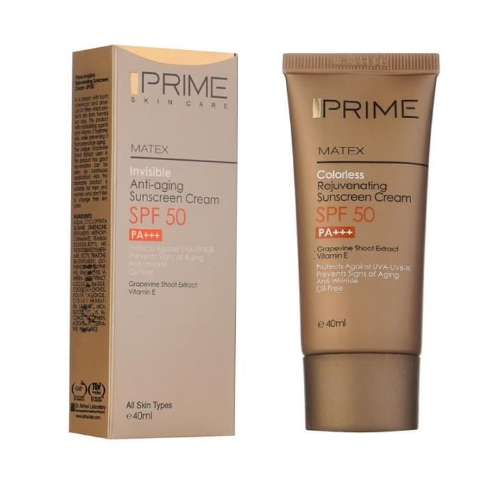 ضد آفتاب جوان کننده پرايم بدون رنگ و چربي SPF 50 — تصویر ۲