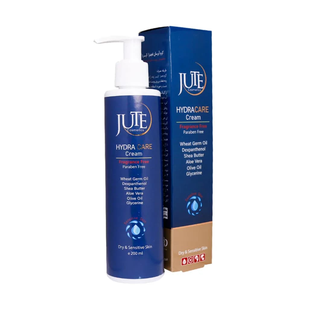 کرم آبرسان Hydra Care مناسب پوست خشک وحساس ژوت 200 میلی‌لیتر Jute — تصویر ۲