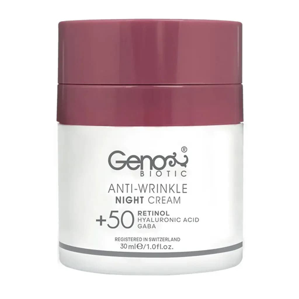 کرم ضد چروک شب بالای 50 سال ژنوبایوتیک 30 میلی لیتر GenoBiotic
