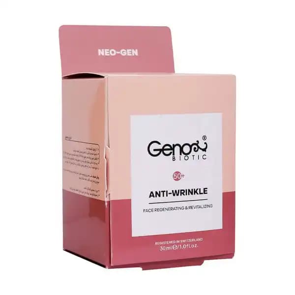 کرم ضد چروک شب بالای 50 سال ژنوبایوتیک 30‌‌ میلی‌ لیتر GenoBiotic — تصویر ۲
