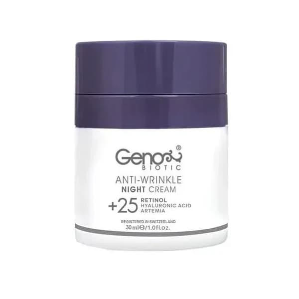 کرم ضدچروک شب بالای 25 سال ژنوبایوتیک 30‌‌ میلی‌ لیتر GenoBiotic