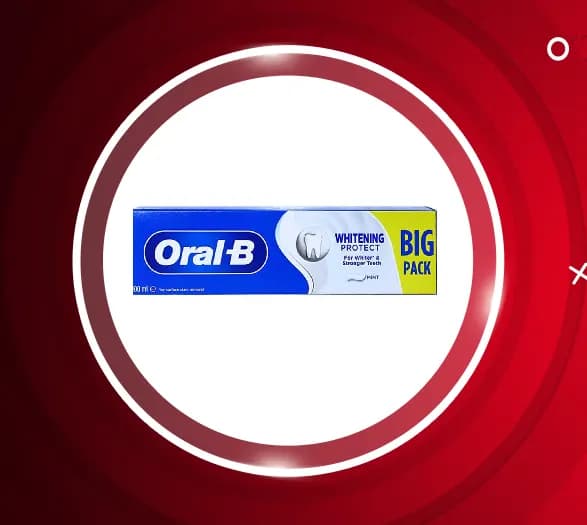 خمیر دندان Oral-B سفید کننده مدل whitening protect حجم 100 میل — تصویر ۷