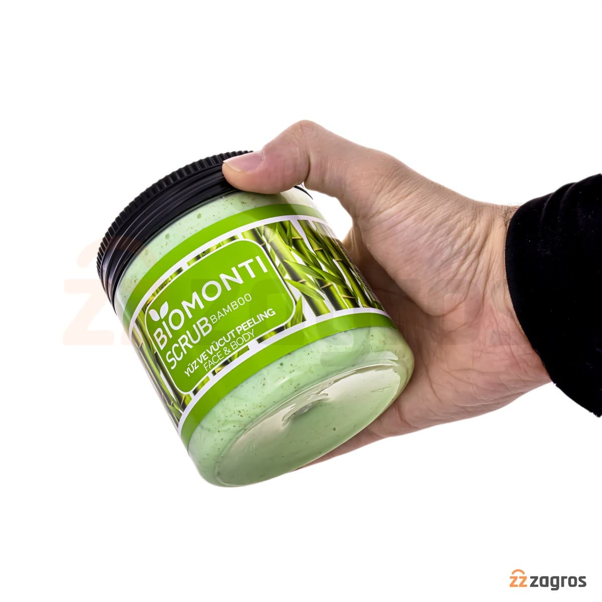 اسکراب بامبو بیومونتی biomonti مناسب صورت و بدن حجم 500 میل — تصویر ۴