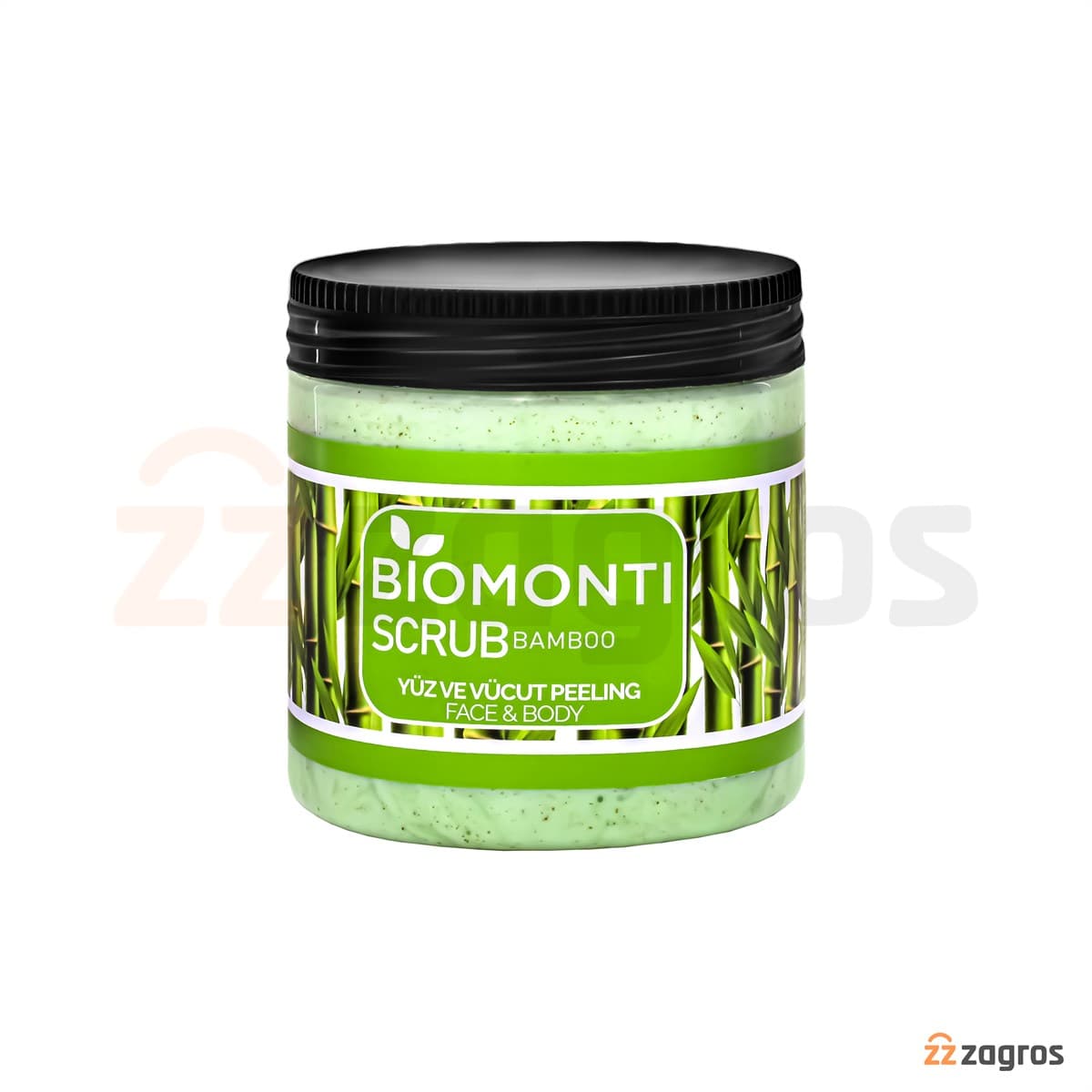 اسکراب بامبو بیومونتی biomonti مناسب صورت و بدن حجم 500 میل — تصویر ۲