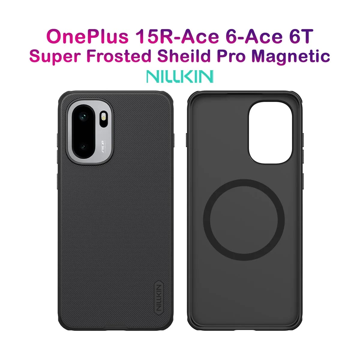 قاب ضدضربه مگنتی OnePlus Ace 6 مارک نیلکین مدل Super Frosted Shield Pro Magnetic — تصویر ۹