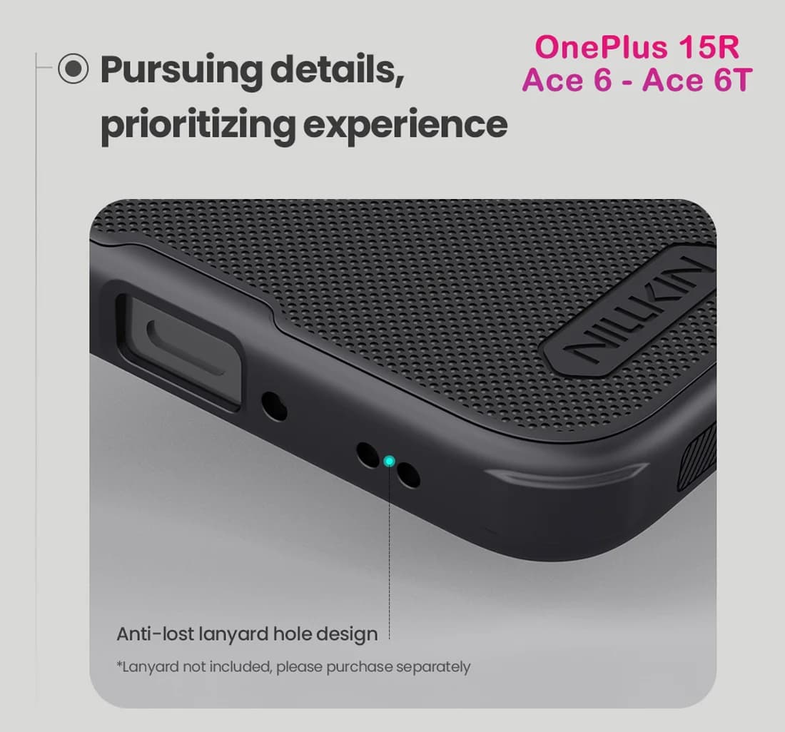 قاب ضدضربه مگنتی OnePlus Ace 6 مارک نیلکین مدل Super Frosted Shield Pro Magnetic — تصویر ۸