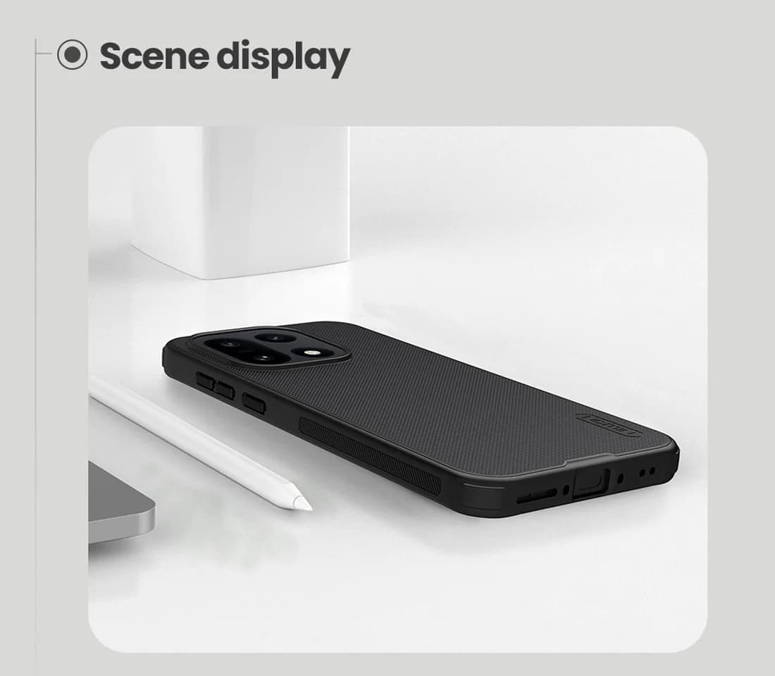 قاب ضدضربه مگنتی OnePlus 15 مارک نیلکین مدل Super Frosted Shield Pro Magnetic — تصویر ۵
