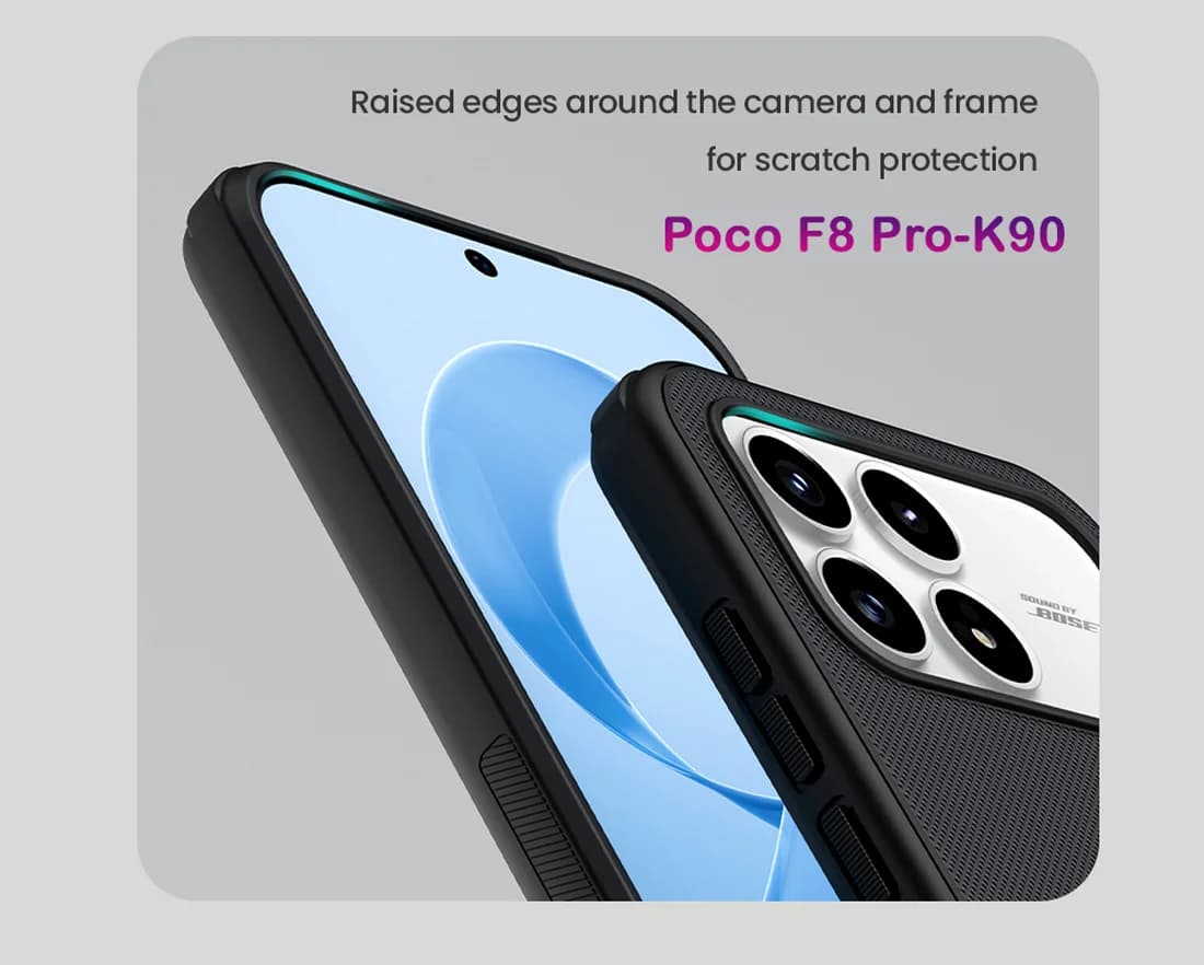 قاب ضدضربه Redmi K90 مارک نیلکین مدل Super Frosted Shield Pro — تصویر ۸