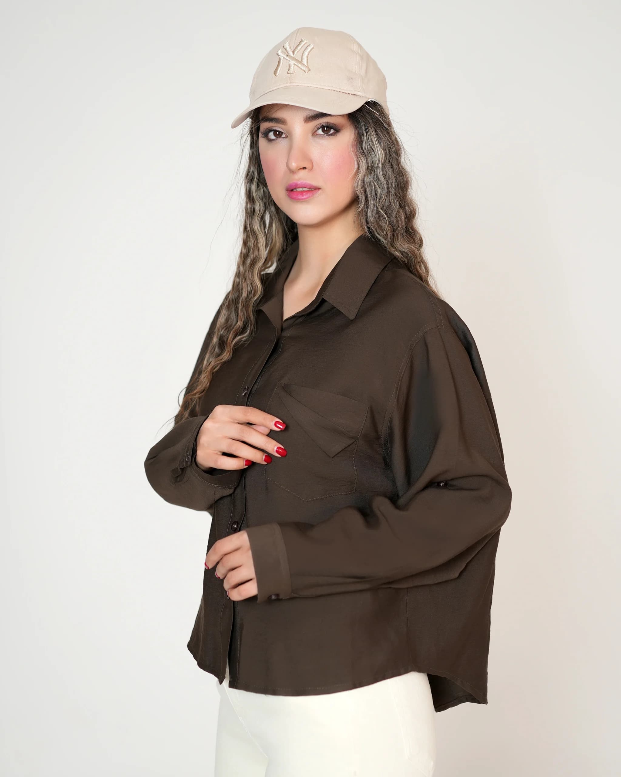 شومیز کراپ ابروبادی زنانه کد 1331 (523) — تصویر ۱۰