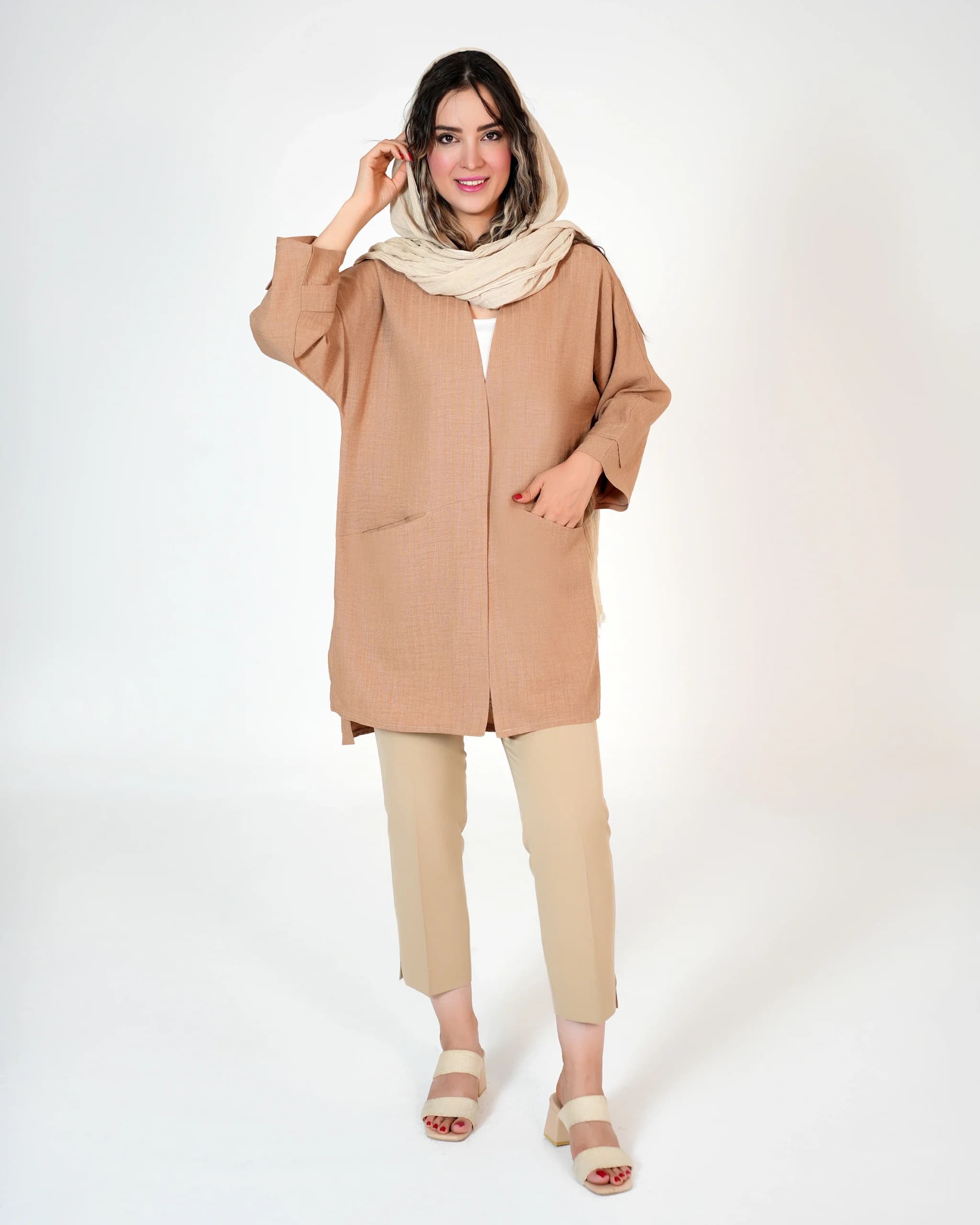 شومیز زنانه جلو باز کد 506 (511) — تصویر ۳