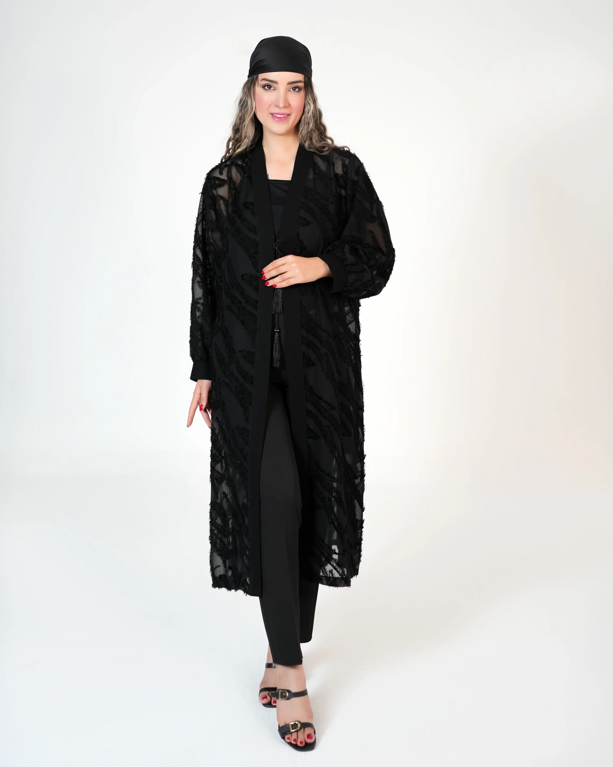 عبای مشکی زنانه یاخما کد 178 (488) — تصویر ۵