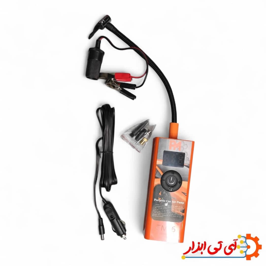 پمپ باد فندکی دیجیتال پی ام مدل TM-6 — تصویر ۷