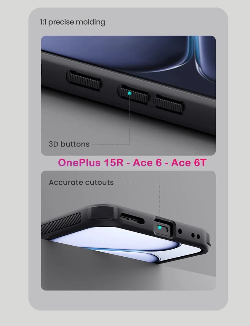 قاب ضدضربه مگنتی OnePlus 15R مارک نیلکین مدل Super Frosted Shield Pro Magnetic — تصویر ۶