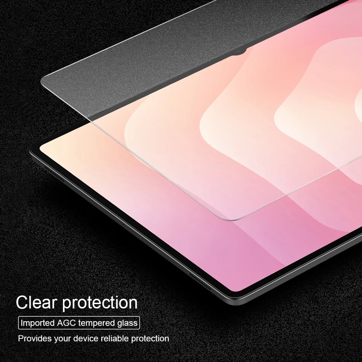 گلس شیشه ای نیلکین Samsung Galaxy Tab S11 Ultra ( 14.6 ) مارک نیلکین مدل H+ Anti-explosion — تصویر ۳