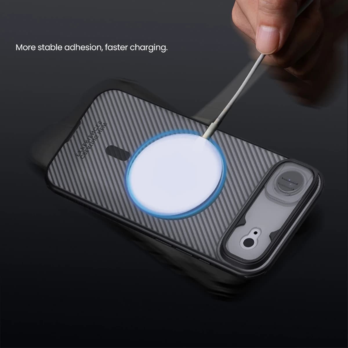 گارد ضد ضربه دودی مگنتی iPhone 17 Air مارک نیلکین مدل Camshield Pro Magnetic Clear — تصویر ۶