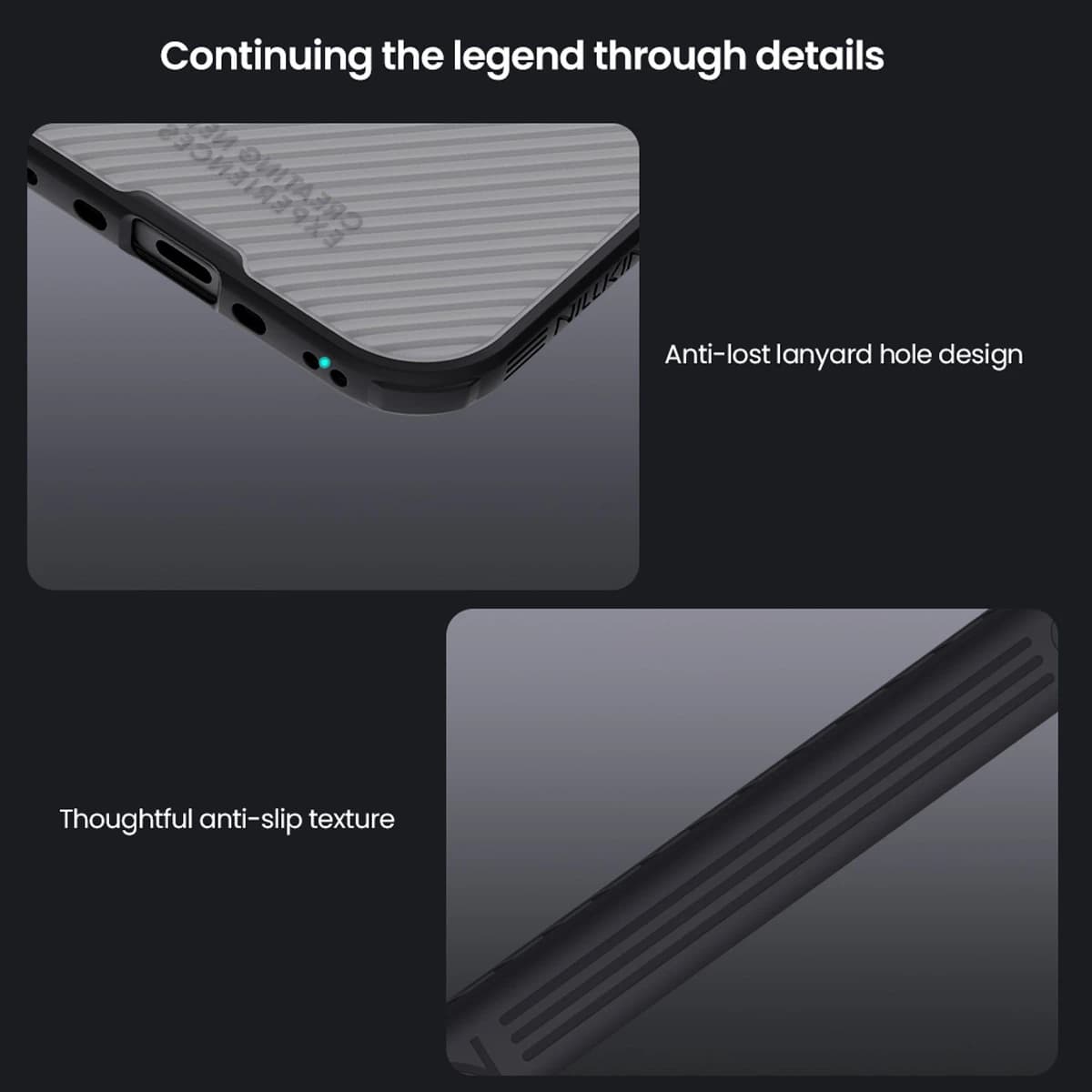 گارد ضد ضربه دودی مگنتی iPhone 17 Air مارک نیلکین مدل Camshield Pro Magnetic Clear — تصویر ۷