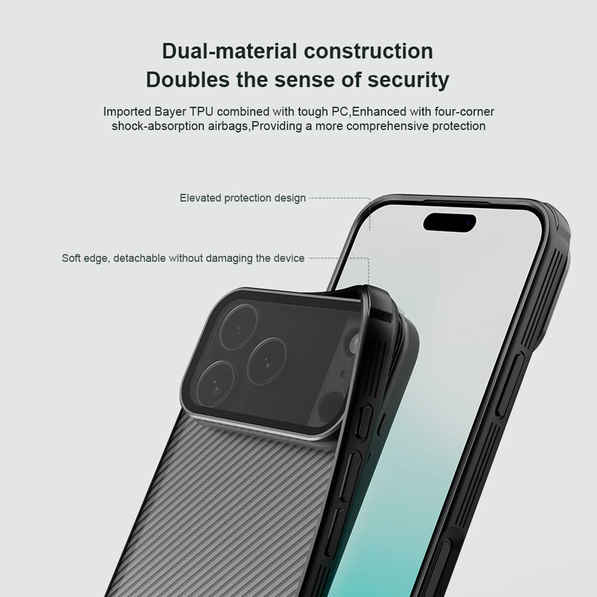 گارد دودی کمرا استند iPhone 17 Pro Max مارک نیلکین مدل CamShield Prop — تصویر ۷