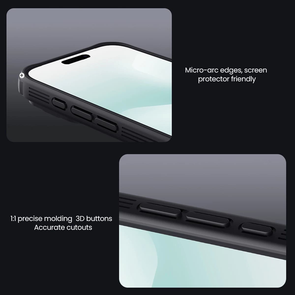 گارد ضد ضربه دودی مگنتی iPhone 17 Pro Max مارک نیلکین مدل Camshield Pro Magnetic Clear — تصویر ۸