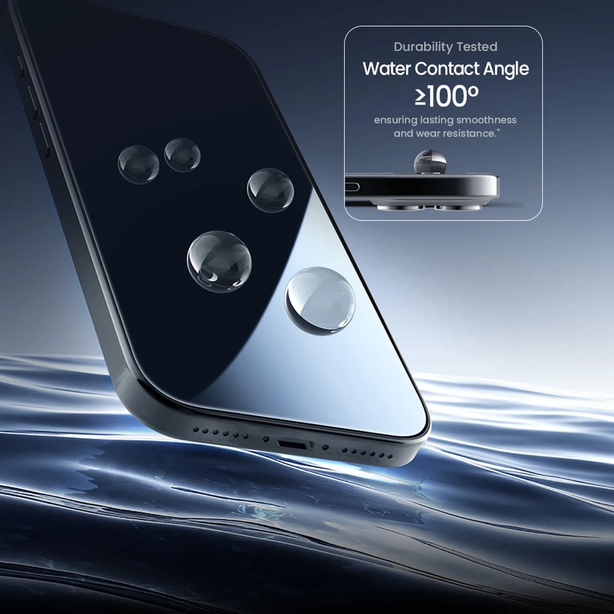 گلس ضد بازتاب نور با ابزار نصب iPhone 17 Air مارک نیلکین مدل H+ Pro AR — تصویر ۸