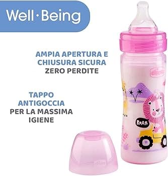 شیشه شیر ول بی اینگ سیلیکون چیکو گنجایش 250 میلی لیتر 28623100 chicco — تصویر ۷