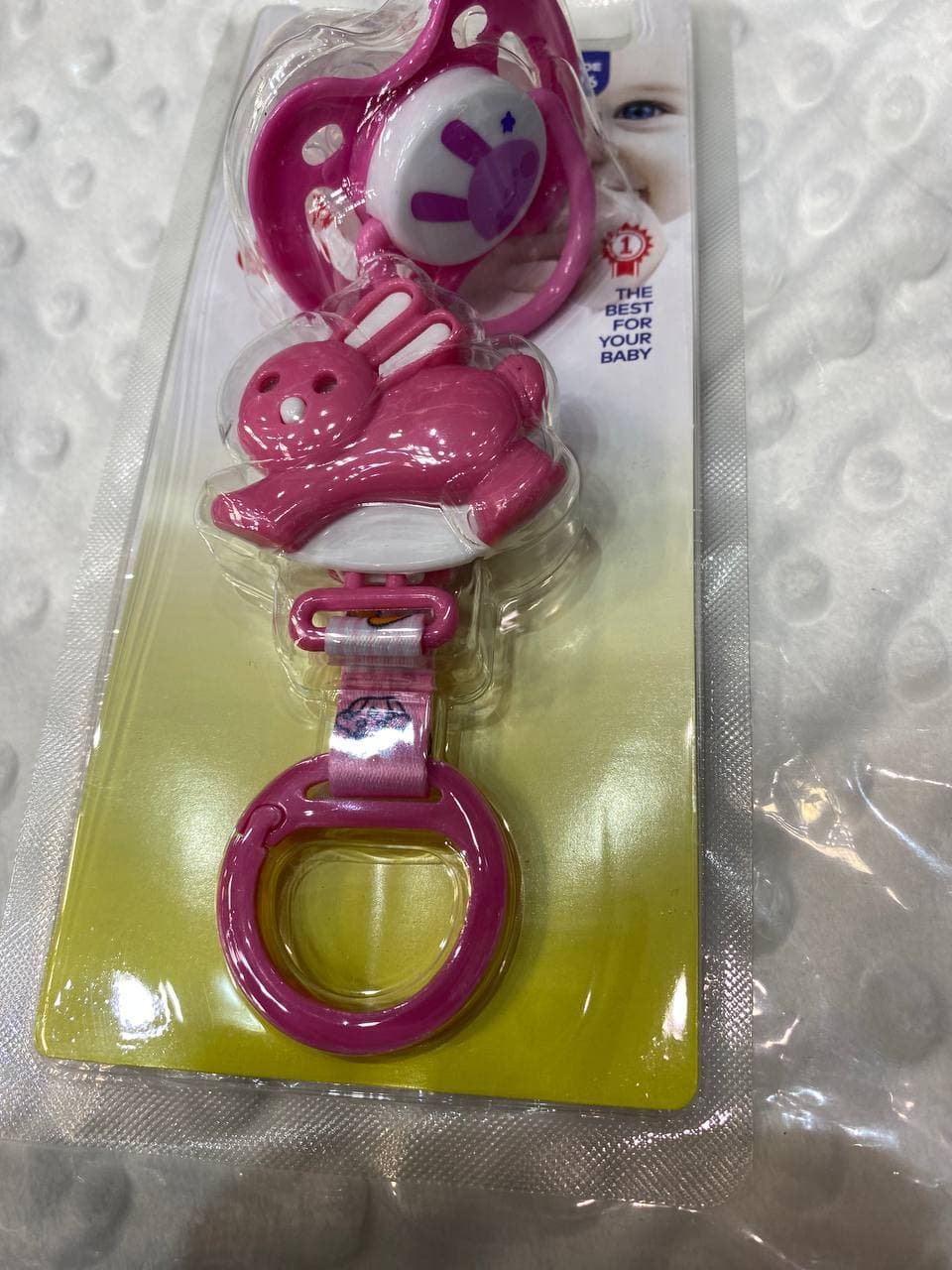 پستانک ارتودنسی و رنجیر بی بی لند سایز 6-18 ماه babyland کد 276 — تصویر ۶