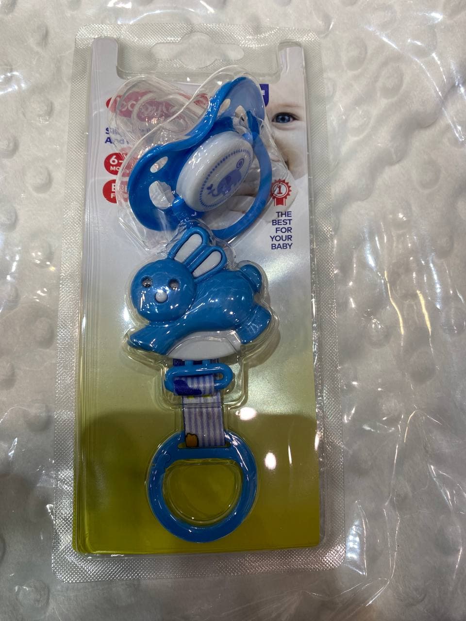 پستانک ارتودنسی و رنجیر بی بی لند سایز 6-18 ماه babyland کد 276 — تصویر ۷