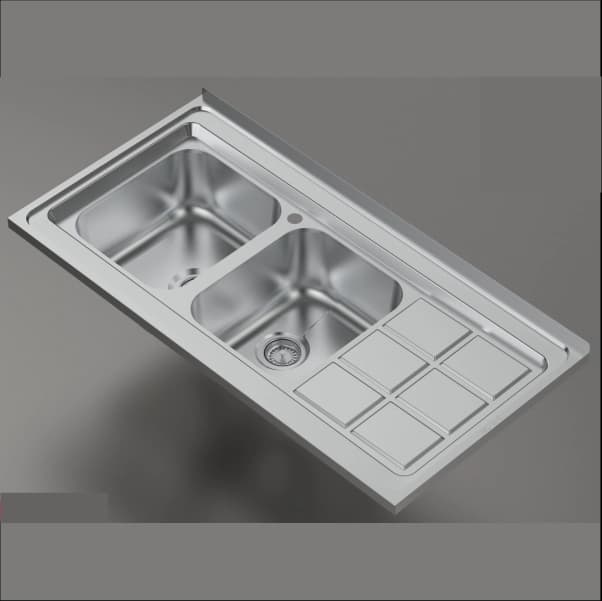 سینک آشپزخانه روکار SST-102 نیکالا — تصویر ۵