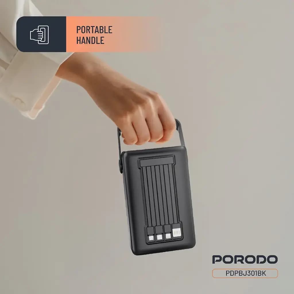 پاوربانک پرودو Lara ظرفیت 80000mAh مدل PDPBJ301BK — تصویر ۲