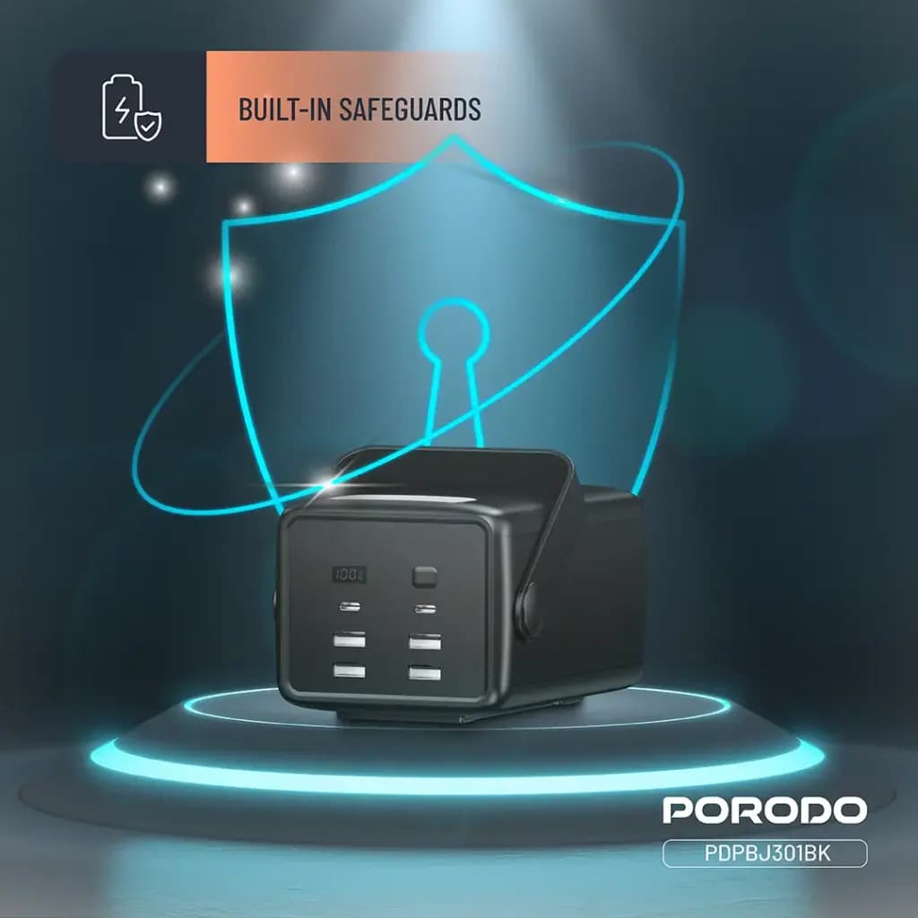 پاوربانک پرودو Lara ظرفیت 80000mAh مدل PDPBJ301BK — تصویر ۴